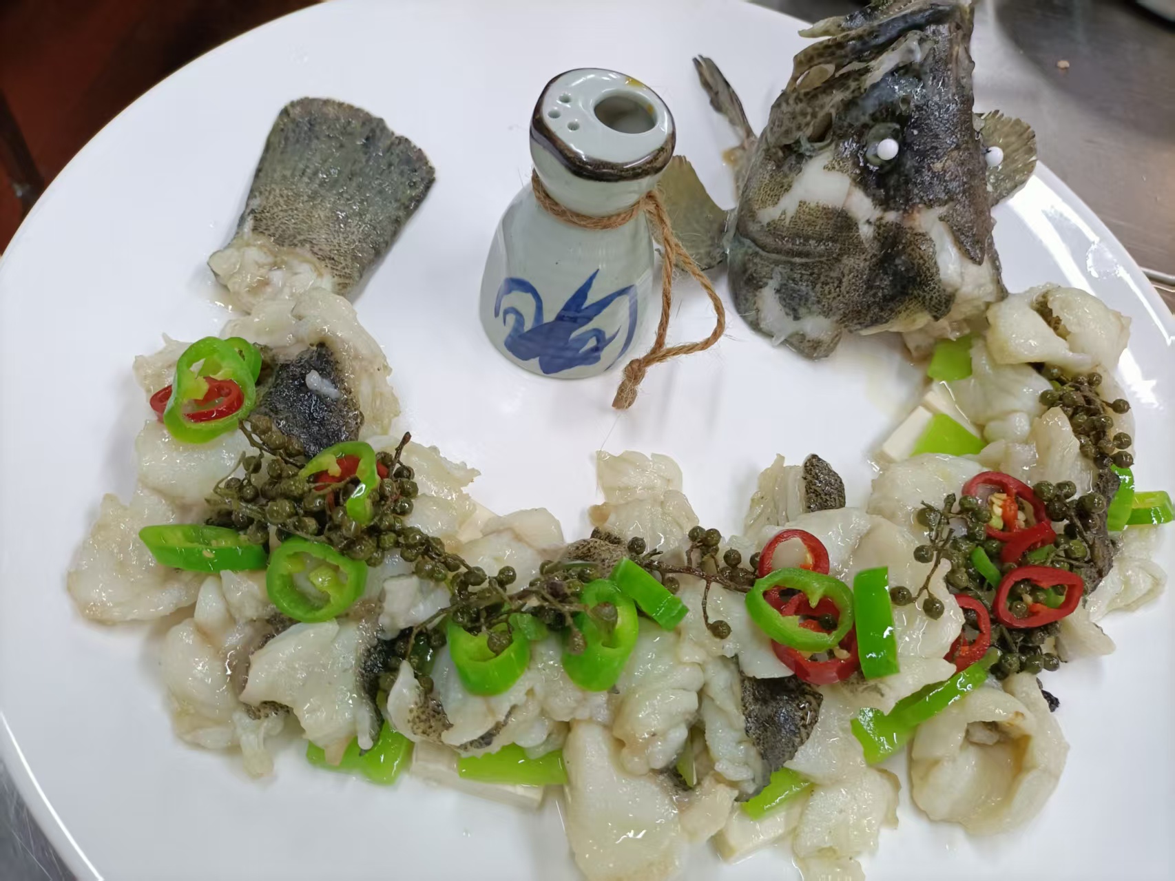 椒麻鱼（摆盘版）