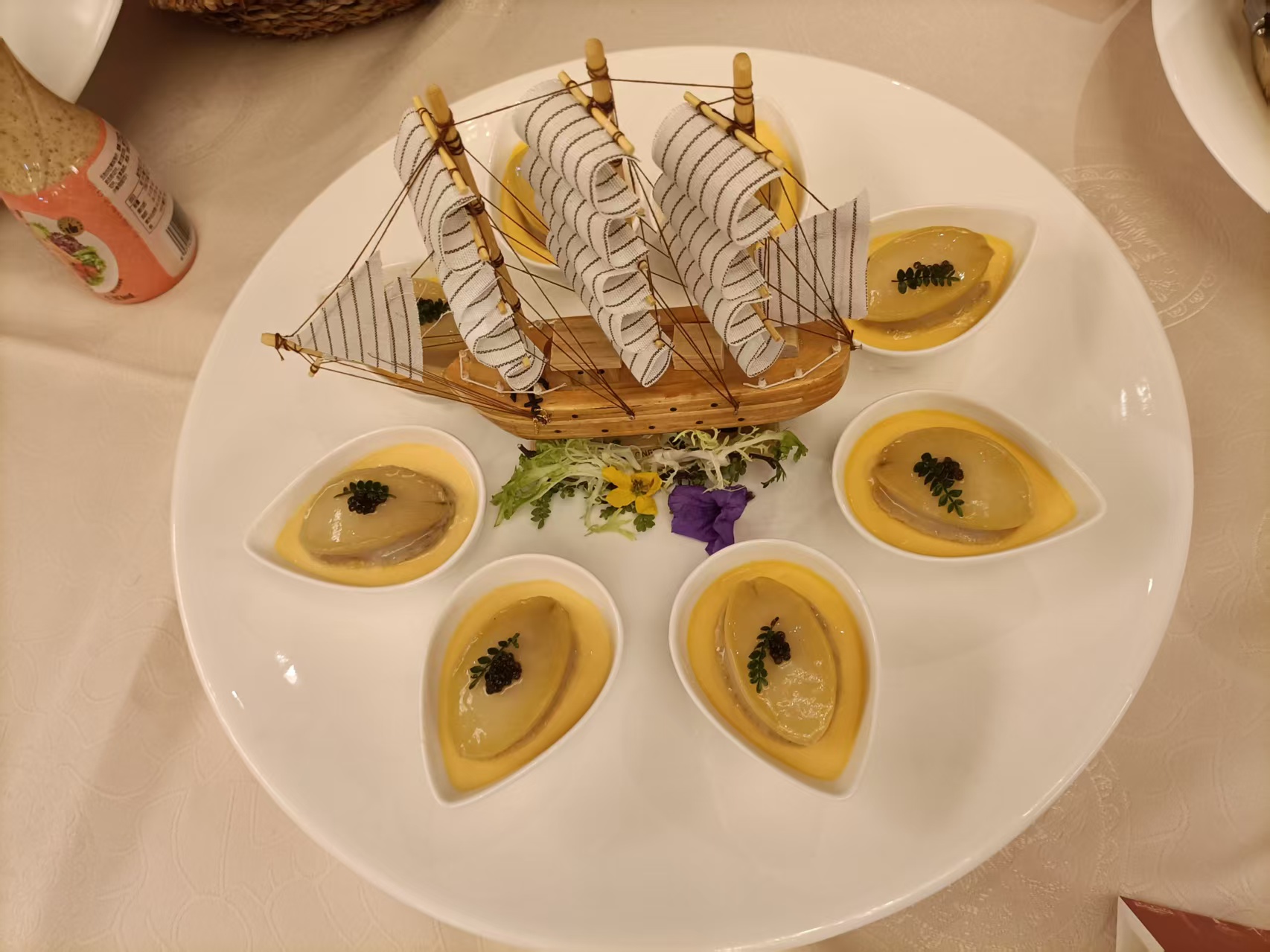 帆船鲍鱼盅