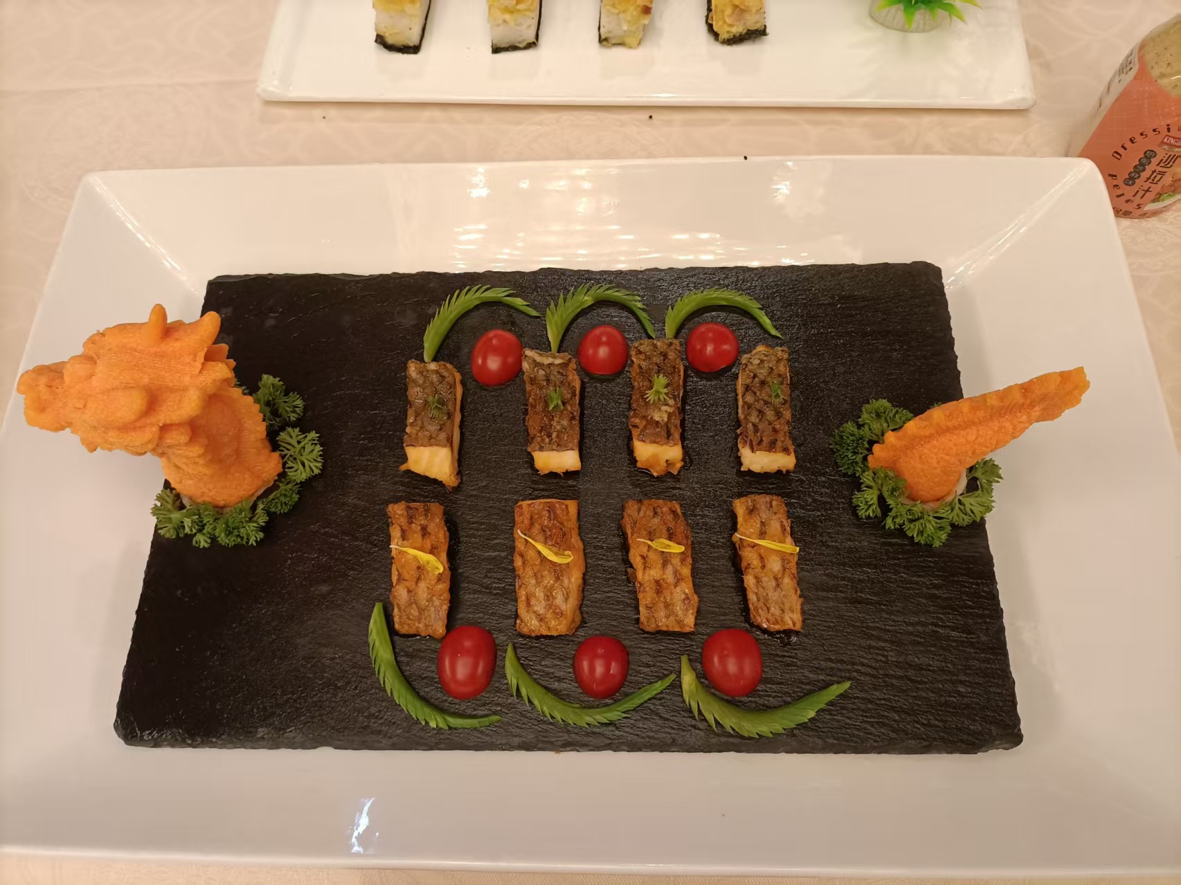 香煎带子/鳕鱼排