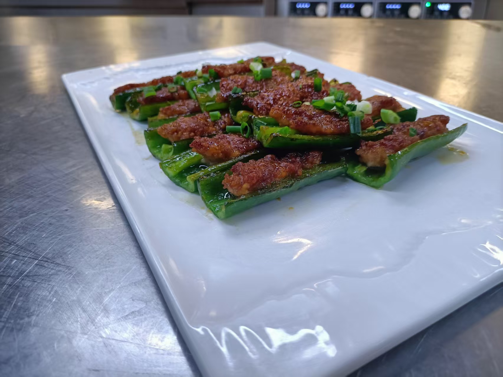 尖椒酿肉/青椒酿肉