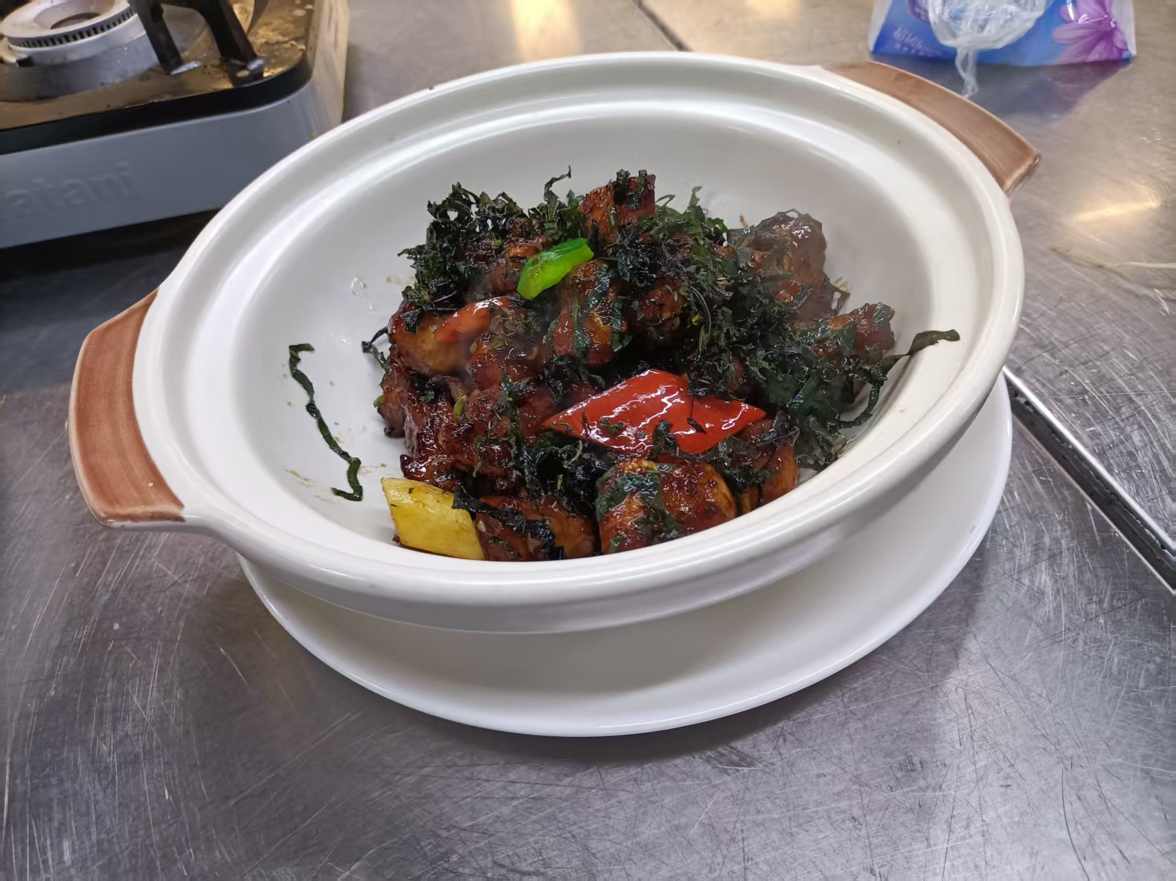 茶香鸡/三杯鸡煲